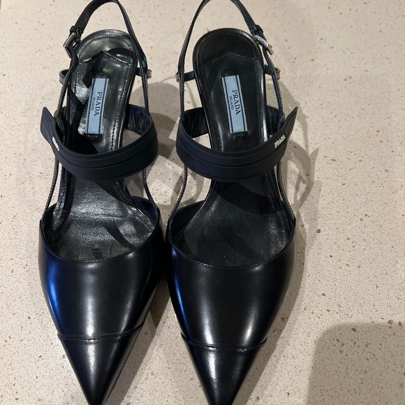 Authentic Prada Slingbacks - Picture 1 of 3